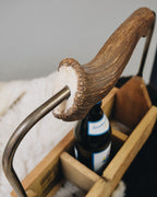 Biertragl mit Hirschhorngriff