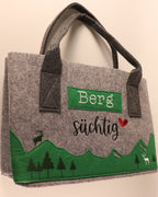 Filztasche Bergsüchtig