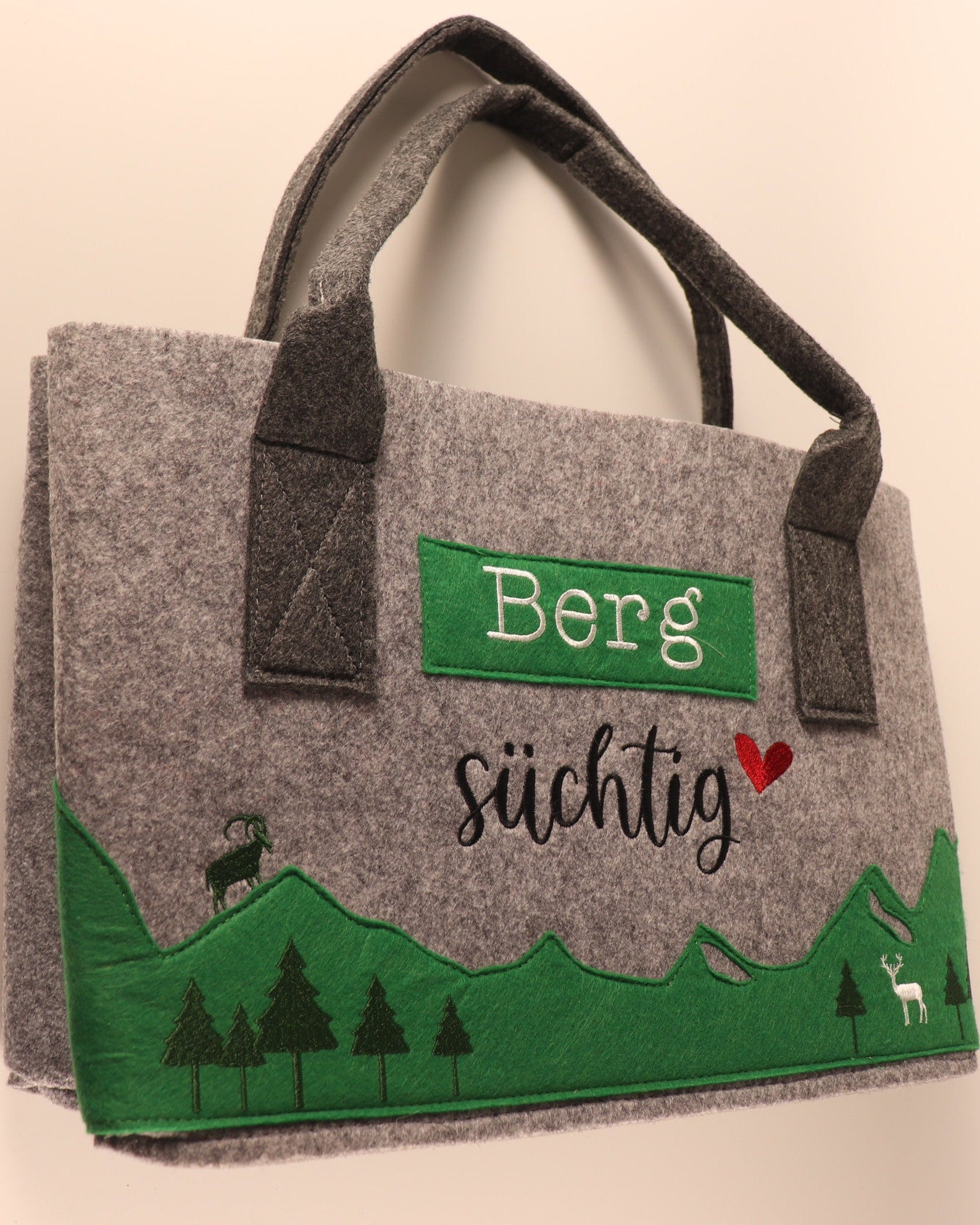 Filztasche Bergsüchtig