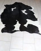 Kuhfell schwarz weiß