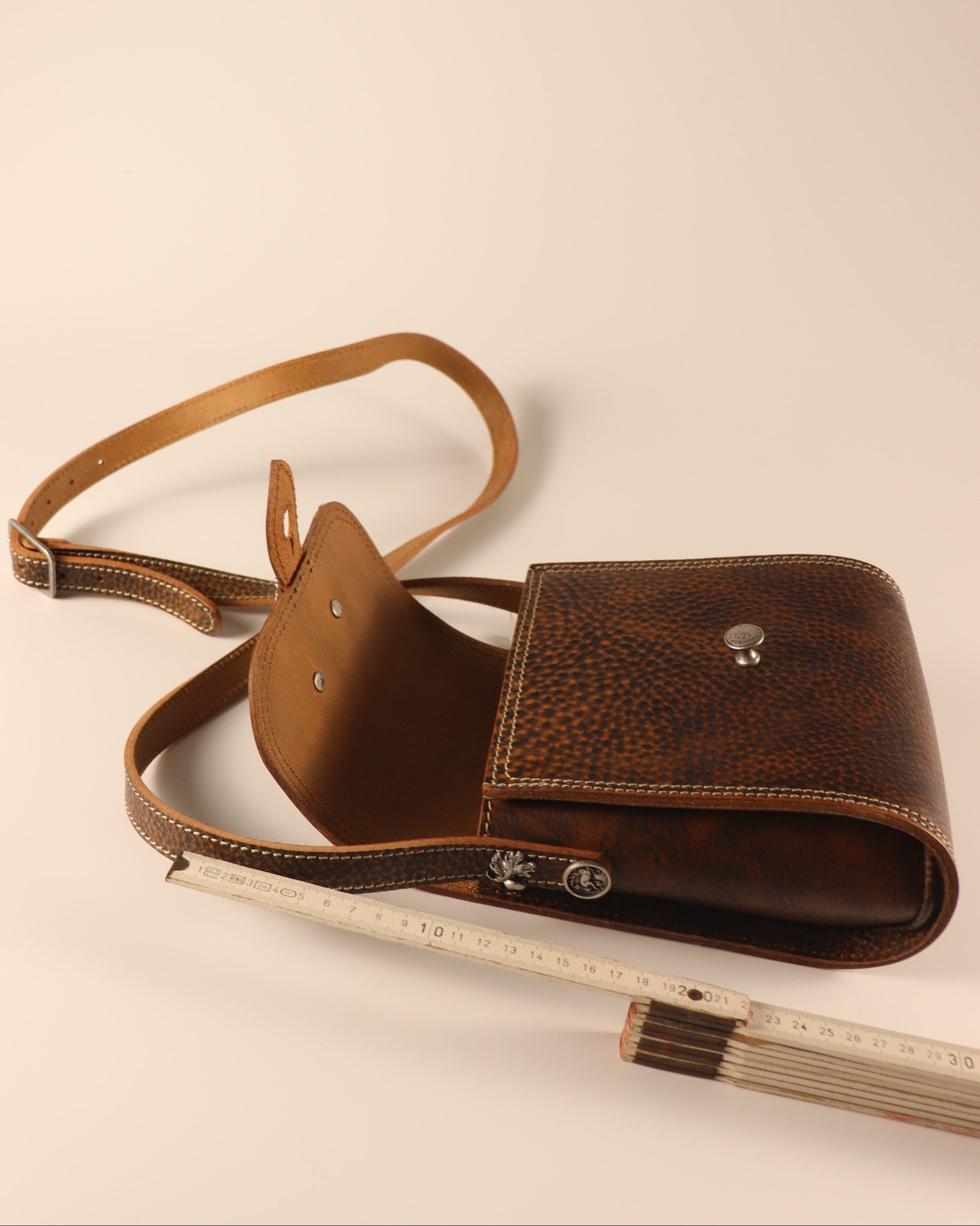 Leder Trachtentasche Hirsch